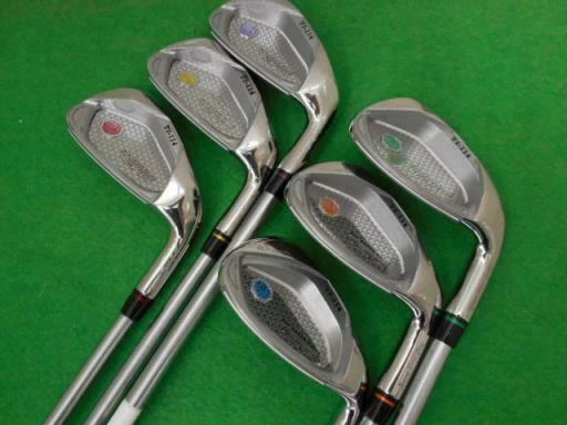2015MODEL KASCO BIG SUPER HYTEN TARO 6PC R-FLEX IRONS SET GOLF CLUBS - Image 1 of 4