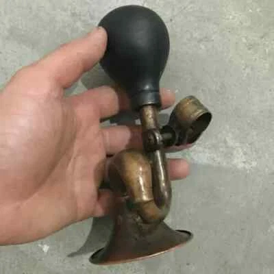 The republic of China Tibet red Copper BIKE HORN bicycle bell horn very funny - Image 1 of 4