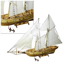 Wooden Sailboat Sailing Model Nautical Sail Ship for Home Office Living Room