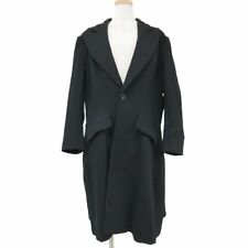 Yohji Yamamoto Coat Chester Outer Black Long Tailored Color Flare Women's Size 3