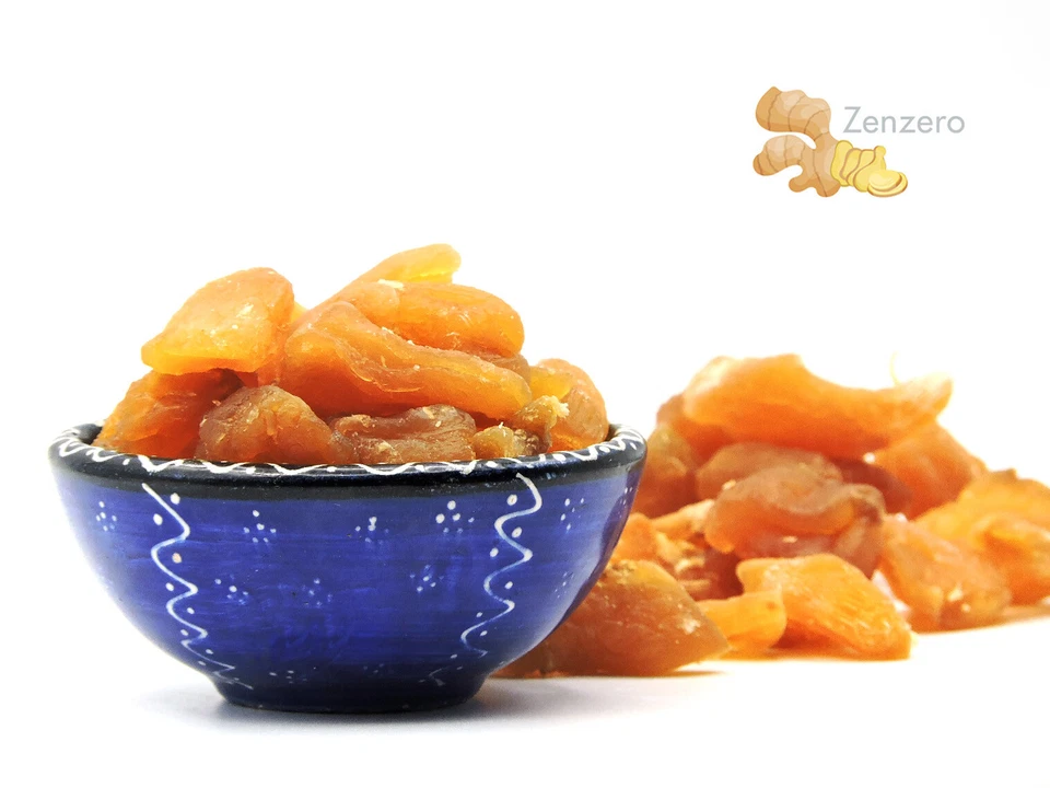 ZENZERO disidratato al Naturale senza zucchero ,senza solfiti 500g