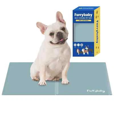 Furrybaby Dog Cooling Mat, Pet Cool Bed Dog Mat, Self-Cooling Pad - L 50x90cm - Image 1 of 4