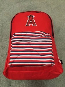 Angels Backpack San Diego Zoo Safari Park Red White Blue Outside Pocket - Picture 1 of 7