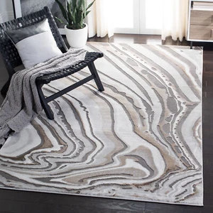 Safavieh Power Loomed Craft Collection Gold / Grey Area Rugs - CFT843D - Picture 1 of 12