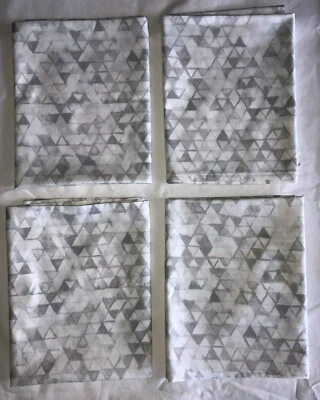 NEW Handmade 100% COTTON DINNER NAPKINS SET of 4 Size 25.5" X 16" BOHO ART DECO - Image 1 of 4