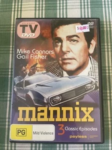 Mannix 3 Classic Episodes DVD Region All - Picture 1 of 1