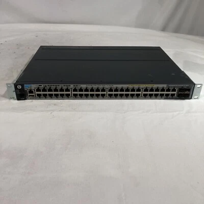HP 2920-48G-PoE+ 48-PORT LAYER 3 SWITCH - J9729A - 4 DUAL PERSONALITY PORTS - Image 1 of 4