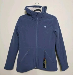 Under Armour Cold Gear Latitude Quilted Size Small Women’s Downpour Gray Jacket - Picture 1 of 12