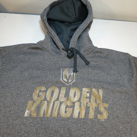 LAS VEGAS GOLDEN KNIGHTS VGL NHL HOCKEY CHAMPION HOODIE HOODED SWEATSHIRT Sz XL Cover