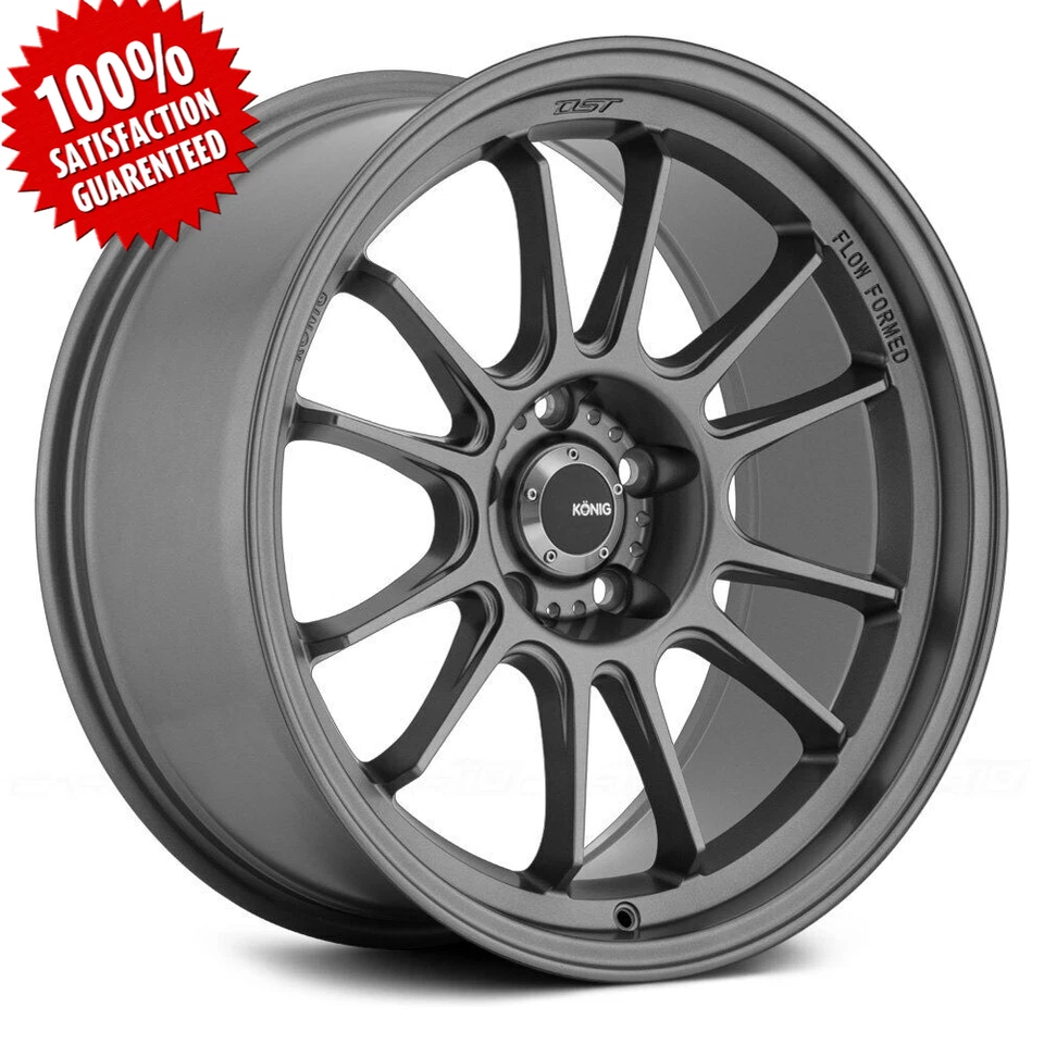 Llanta única gris Konig HYPERGRAM 18x10,5 (25, 5x114,3, 73,1) Foto 1 de 4