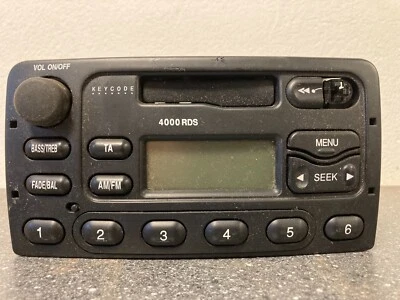 Original Ford Transit 4000 RDS inkl KEYCODE - Head Unit AM FM Radio Kassette OEM - Bild 1 von 4