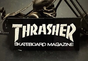 THRASHER EMBROIDERED IRON-ON PATCH...THRASHER SKATEBOARD MAGAZINE... - Picture 1 of 2