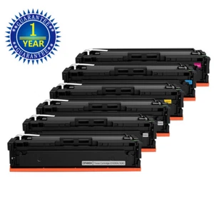 6PK CF400X Toner Cartridge For HP 201X LaserJet M252n M277dw M252dw Color - Picture 1 of 9