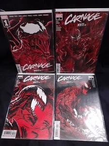 Carnage: Black, White & Blood #1-4 (Cates, Pichelli) Marvel 2021 Full Set - Picture 1 of 1