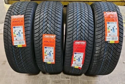 TRENO COMPLETO 4 PNEUMATICI 4 STAGIONI 235/60 R18 107W FORTUNA GOMME M+S 3PMSF - Imagen 1 de 4