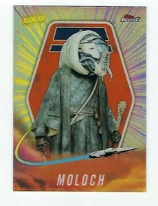 2018 TOPPS FINEST STAR WARS SOLO SO-12 MOLOCH - Picture 1 of 1