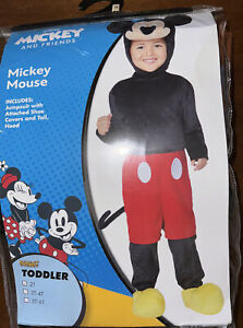 Toddler Disney Spirit Mickey Mouse Plush Costume Ears Hat Size 2T