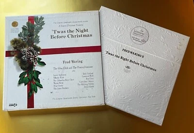 Longines Symphonette Society Fred Waring 'Twas the Night Before Christmas 4 LPs - Image 1 of 4