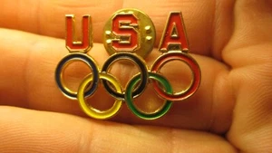 Prendedor de solapa Tie Tack tono dorado de los Juegos Olímpicos de Estados Unidos 2002?? - Imagen 1 de 3