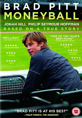 Moneyball (DVD-2012, 1-Disc) Region 2. Brad Pitt. "Based On Real Events in 2002" - Image 1 of 4
