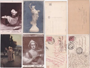 ILLUSTRATORI - ARTIST SIGNED - NR. 8 CARTOLINE F.TO PICCOLO -85212- - Picture 1 of 2