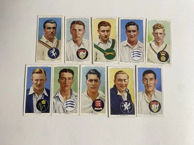 Full set of 50 John Player & Sons CRICKETERS 1938 CIGARETTES tobacco cards - Image 1 of 4