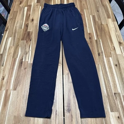 Pantalones deportivos Nike para hombre M azules EE. UU. Baloncesto Showtime Juegos Olímpicos DriFit Pull On Foto 1 de 4