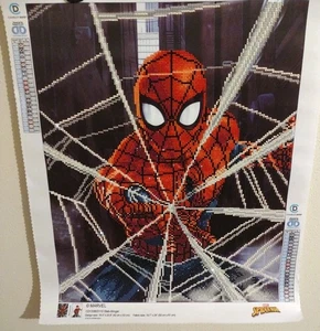 CAMELOT DOTZ CD130800110 DIAMOND PAINTING KIT Marvel Spider-Man. Completed. - Picture 1 of 5