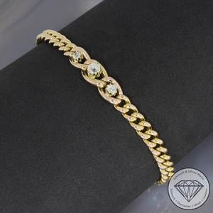 Wert 2450 € Brillant Panzer Armband (ca. 0,40 carat) 585 14 Karat Gelb Gold xxyy - Bild 1 von 6