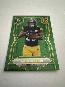 2025 Panini Donruss Elite - Rookies Kaleb Johnson #127 Green Disco (RC) - Bild 1 von 2