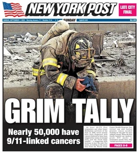 NEW YORK POST ZEITUNG GRIM TALLY HANDELSPLÄTZE 7.9.25 - Bild 1 von 2