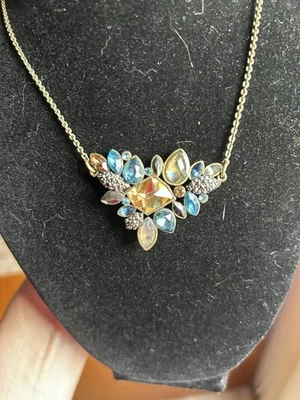 CHLOE + ISABEL Necklace Brass Plated Multicolor Sunset on The Seine Pendant - Image 1 of 3