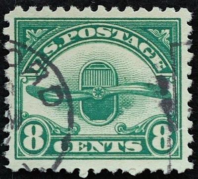 U.S. Used Stamp Scott #C4 8c Air Mail. VF - XF. CDS Cancel. Choice! - Image 1 of 2