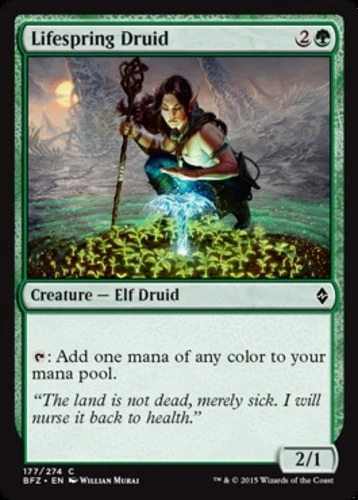 x1 Lifespring Druid - Battle for Zendikar - NM - MTG - Image 1 of 1