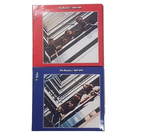 THE BEATLES  1962-1966 Red 1967-1970 Blue Lot 2 CDs Anthology Comp. Hits EX/EX - Picture 1 of 8
