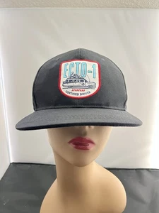 Ghostbusters Hat Cap Snap Back Afterlife Ecto-1 Certified Driver Logo Patch - Picture 1 of 3