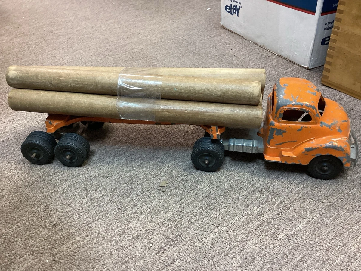 ミニカー Hubley toys truck&trailer Hubley Orange Vintage Manufacture Diecast Trucks for sale | eBay