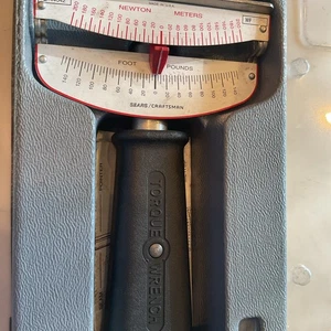 VTG Craftsman 1/2" Drive Torque Wrench 44642 USA Foot Pounds Newton Meters - Picture 1 of 6
