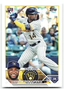 🔥 2023 Topps Update #US74 Andruw Monasterio Rookie - Picture 1 of 2