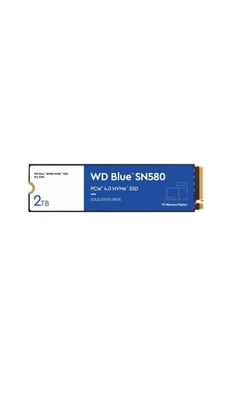 2TB WD Blue SN580 NVMe PCIe Gen 4.0 SSD Fast Storage for Creatives - Image 1 of 4