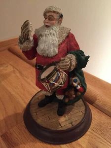 Danbury Mint "A Drum For Tommy" by Norman Rockwell 1992 Classic Santa Collection - Picture 1 of 12