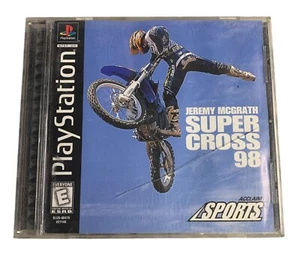 Jeremy Mcgrath Supercross 98 PlayStation 1 Game Complete Cleaned & Tested - Picture 1 of 3
