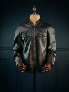 Vintage 50s Buco J-100 Joseph Buegeleisen Co. Cafe Racer Leather Jacket “S” - Picture 1 of 15