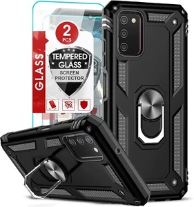 LeYi for Samsung Galaxy A03S Phone Case, AO3S Case with [2 Black] - Picture 1 of 7