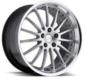 20x10 Coventry Whitley 5x108 Rims +25 Silver Wheels (Set of 4) - Picture 1 of 3
