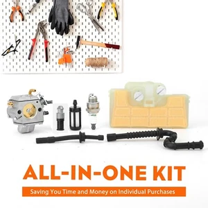 Carburetor Fits STIHL MS290 MS310 MS390 029 039 Air Filter Fuel Line Repower Kit - Picture 1 of 8