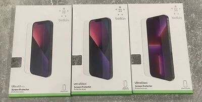 BELKIN ULTRAGLASS SCREEN PROTECTOR FOR IPHONE 13 / 13 PRO / 13 PRO MAX / 13 MINI - Image 1 of 2