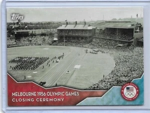 2016 TOPPS OLYMPIC CLOSING CEREMONY CARD ~ MELBOURNE 1956 #CC-9 ~ SUMMER GAMES - Picture 1 of 2