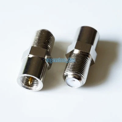 1Pcs FME Plug Male To F Female Jack RF Coax Connector Straight M/F Adapter - Image 1 of 4