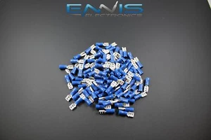 CONECTOR TERMINAL HEMBRA DESCONEXIÓN RÁPIDA AZUL VINILO 25 PK CALIBRE 14-16 .187 - Imagen 1 de 4